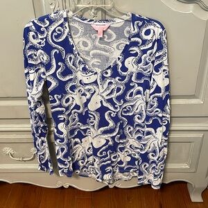 Lilly Pulitzer long sleeve top. Size large